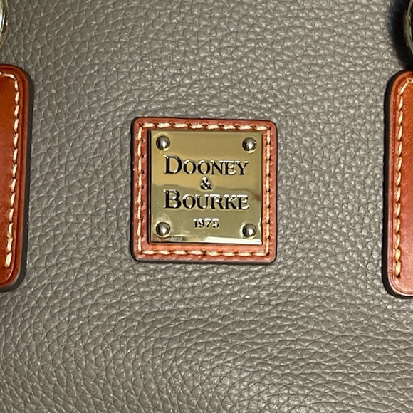 Dooney & Bourke Pebble Leather Small Winged Shopper Bag  0143 - Picture 13 of 13